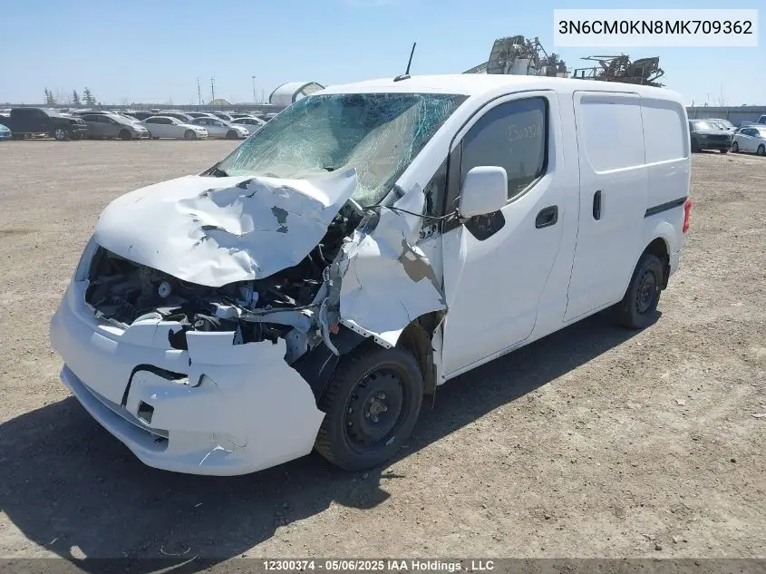 2021 Nissan Nv200 2.5S/2.5Sv VIN: 3N6CM0KN8MK709362 Lot: 12300374