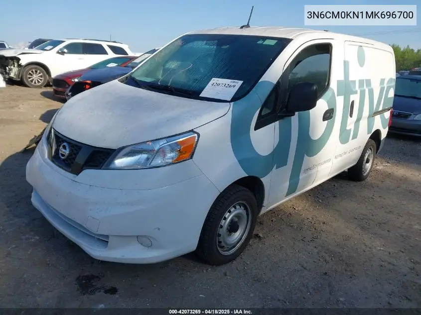 2021 Nissan Nv200 Cargo S Xtronic Cvt VIN: 3N6CM0KN1MK696700 Lot: 42073269
