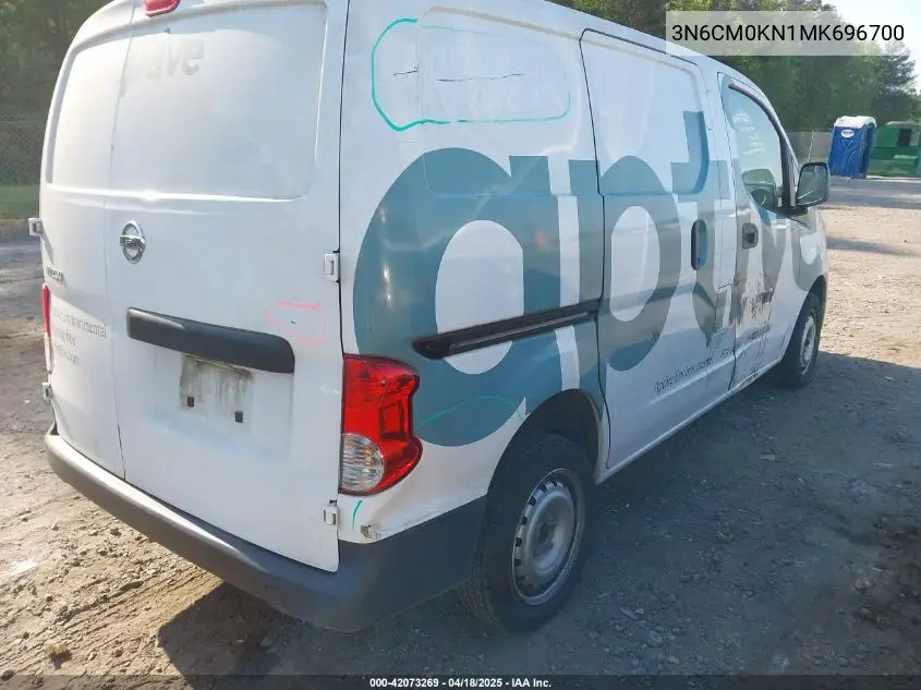 2021 Nissan Nv200 Cargo S Xtronic Cvt VIN: 3N6CM0KN1MK696700 Lot: 42073269