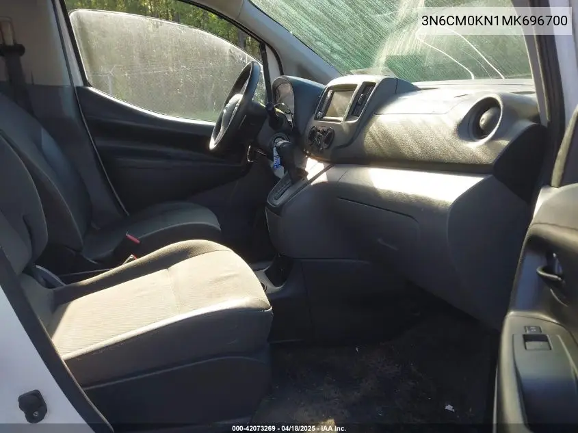 2021 Nissan Nv200 Cargo S Xtronic Cvt VIN: 3N6CM0KN1MK696700 Lot: 42073269