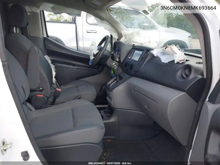 2021 Nissan Nv200 Cargo Sv Xtronic Cvt VIN: 3N6CM0KN8MK693664 Lot: 42204821