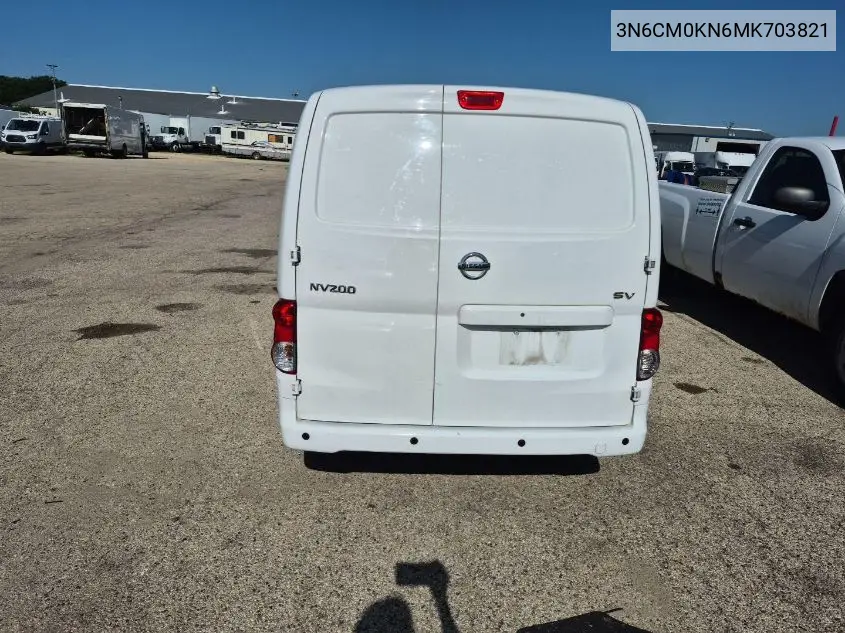 2021 Nissan Nv200 2.5S/2.5Sv VIN: 3N6CM0KN6MK703821 Lot: 42623793