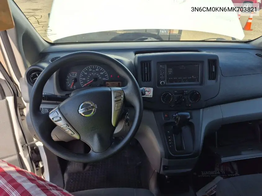 2021 Nissan Nv200 2.5S/2.5Sv VIN: 3N6CM0KN6MK703821 Lot: 42623793