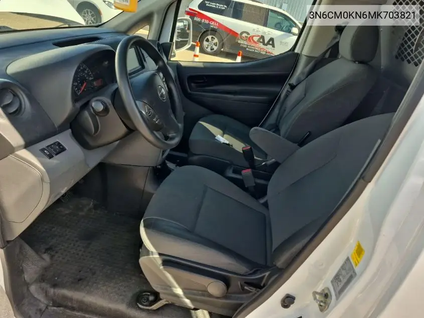 2021 Nissan Nv200 2.5S/2.5Sv VIN: 3N6CM0KN6MK703821 Lot: 42623793