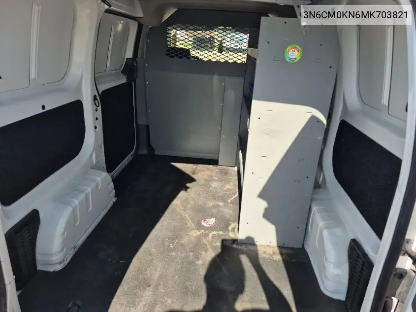 2021 Nissan Nv200 2.5S/2.5Sv VIN: 3N6CM0KN6MK703821 Lot: 42623793