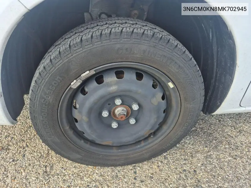 2021 Nissan Nv200 2.5S/2.5Sv VIN: 3N6CM0KN8MK702945 Lot: 42623795
