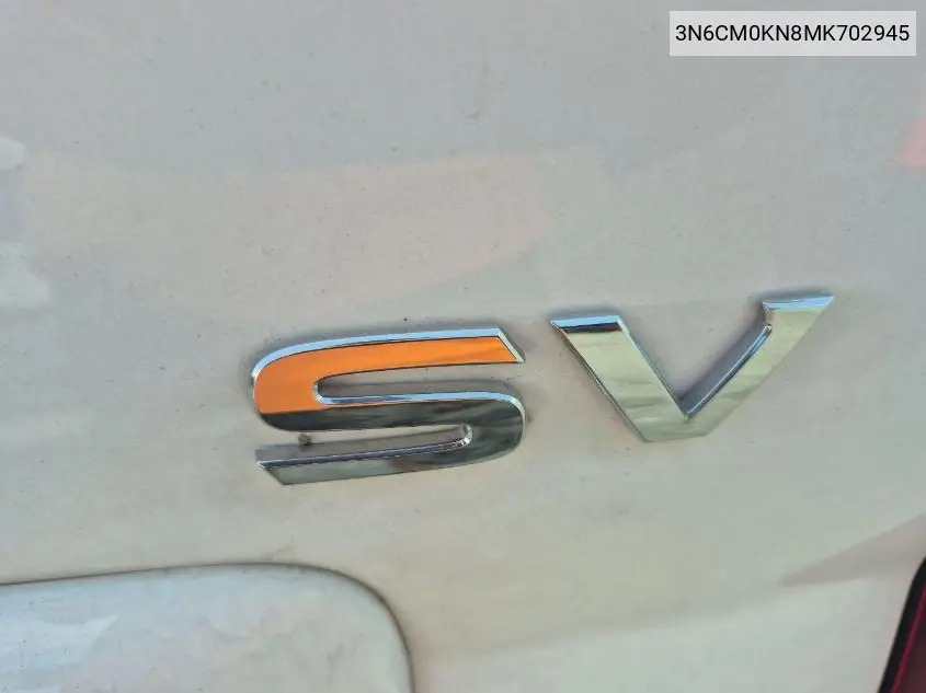 2021 Nissan Nv200 2.5S/2.5Sv VIN: 3N6CM0KN8MK702945 Lot: 42623795