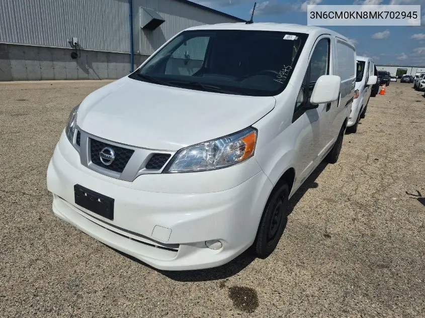 2021 Nissan Nv200 2.5S/2.5Sv VIN: 3N6CM0KN8MK702945 Lot: 42623795
