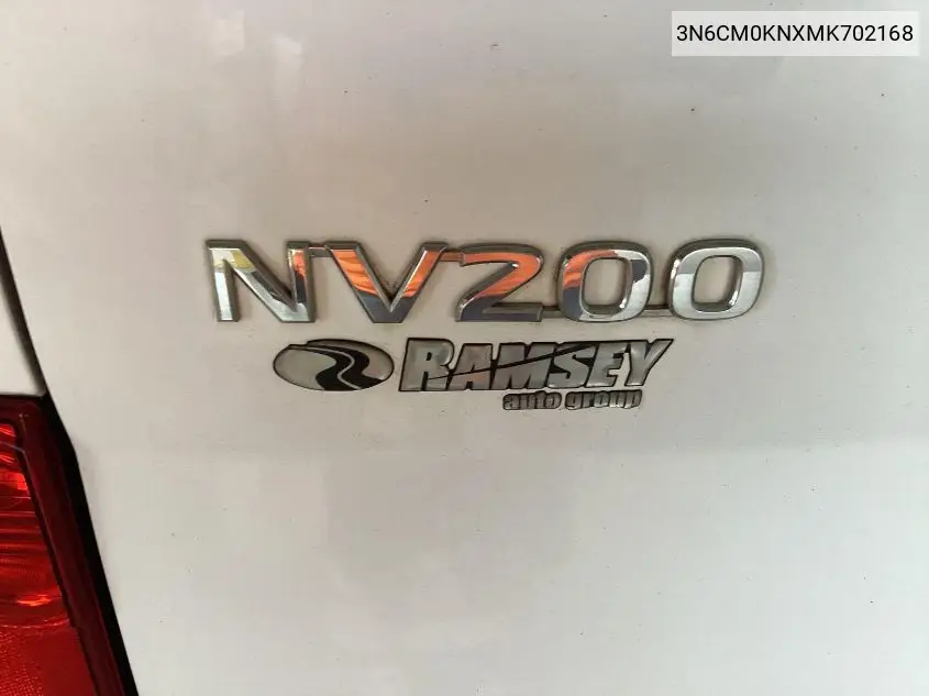 2021 Nissan Nv200 Cargo S Xtronic Cvt VIN: 3N6CM0KNXMK702168 Lot: 42631313