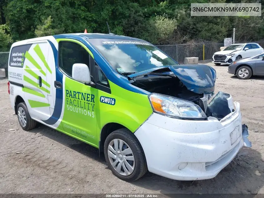 2021 Nissan Nv200 2.5S/2.5Sv VIN: 3N6CM0KN9MK690742 Lot: 42664711