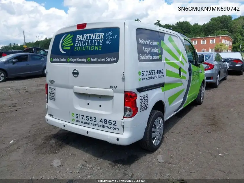 2021 Nissan Nv200 2.5S/2.5Sv VIN: 3N6CM0KN9MK690742 Lot: 42664711