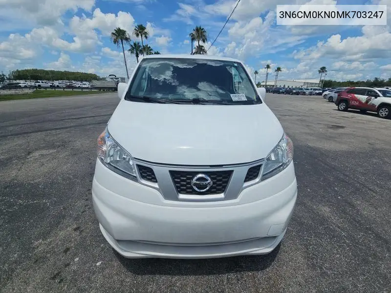 2021 Nissan Nv200 2.5S/2.5Sv VIN: 3N6CM0KN0MK703247 Lot: 42730687