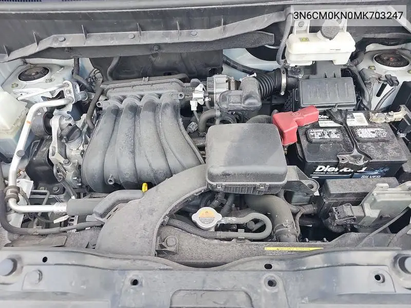 2021 Nissan Nv200 2.5S/2.5Sv VIN: 3N6CM0KN0MK703247 Lot: 42730687