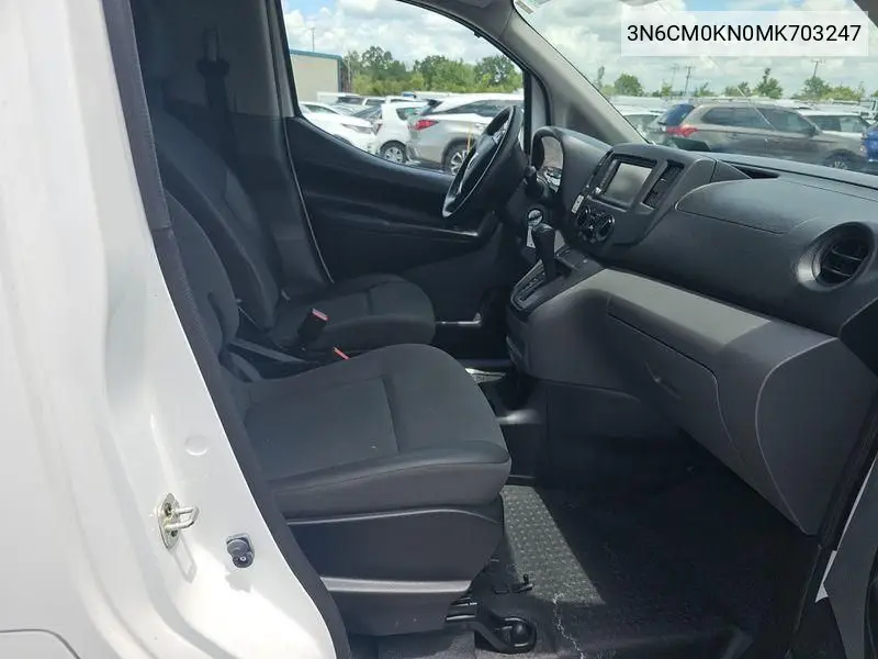 2021 Nissan Nv200 2.5S/2.5Sv VIN: 3N6CM0KN0MK703247 Lot: 42730687