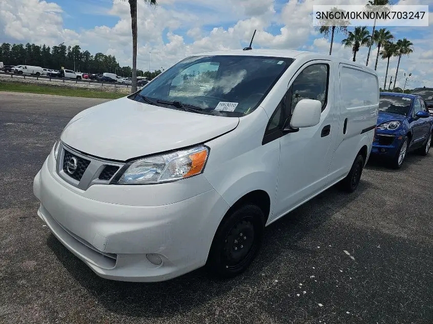 2021 Nissan Nv200 2.5S/2.5Sv VIN: 3N6CM0KN0MK703247 Lot: 42730687