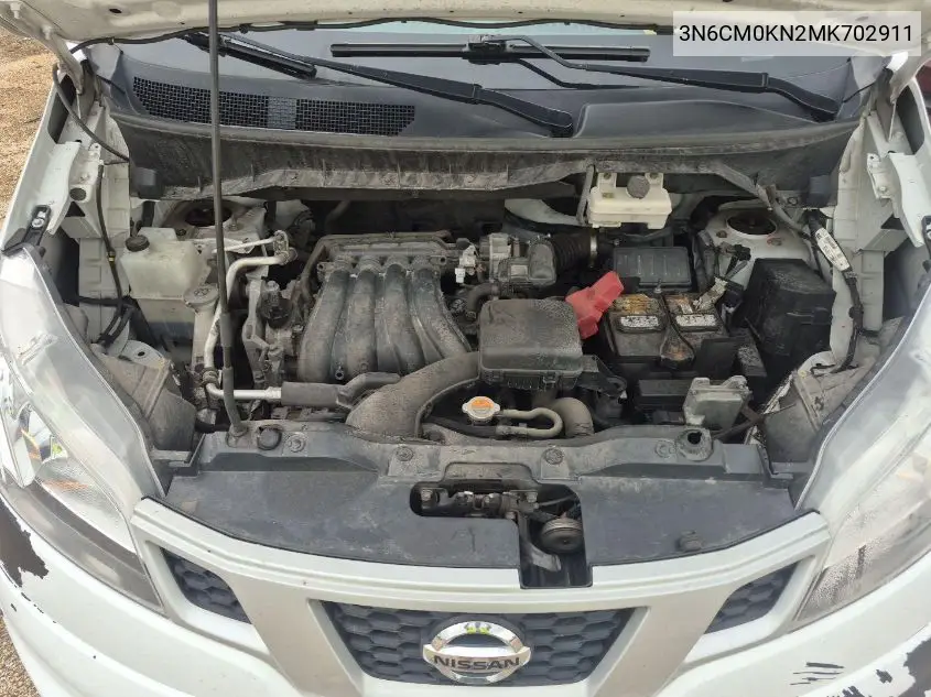2021 Nissan Nv200 2.5S/2.5Sv VIN: 3N6CM0KN2MK702911 Lot: 42740856