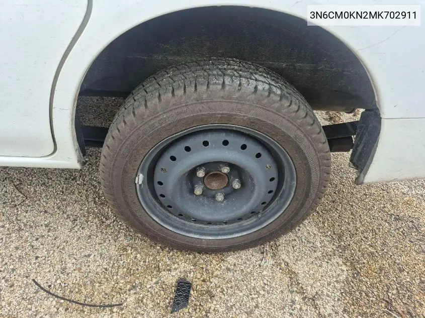 2021 Nissan Nv200 2.5S/2.5Sv VIN: 3N6CM0KN2MK702911 Lot: 42740856