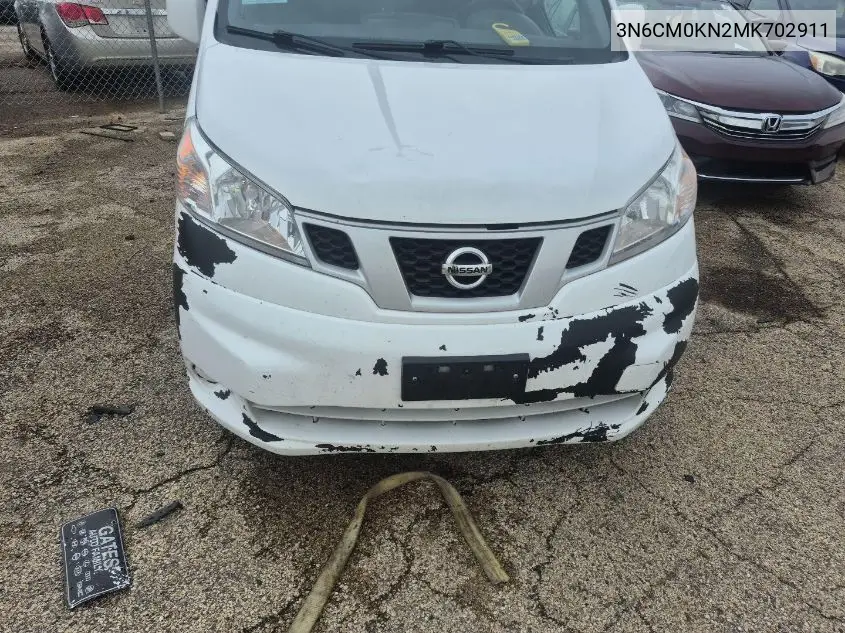 2021 Nissan Nv200 2.5S/2.5Sv VIN: 3N6CM0KN2MK702911 Lot: 42740856