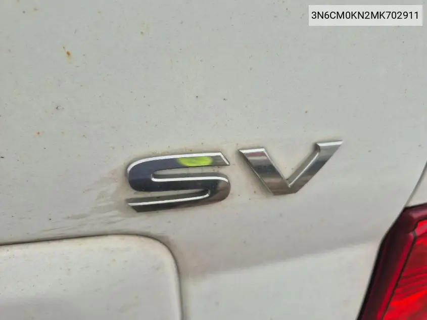 2021 Nissan Nv200 2.5S/2.5Sv VIN: 3N6CM0KN2MK702911 Lot: 42740856