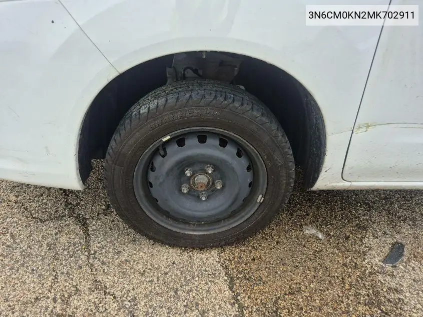 3N6CM0KN2MK702911 2021 Nissan Nv200 Cargo Sv Xtronic Cvt