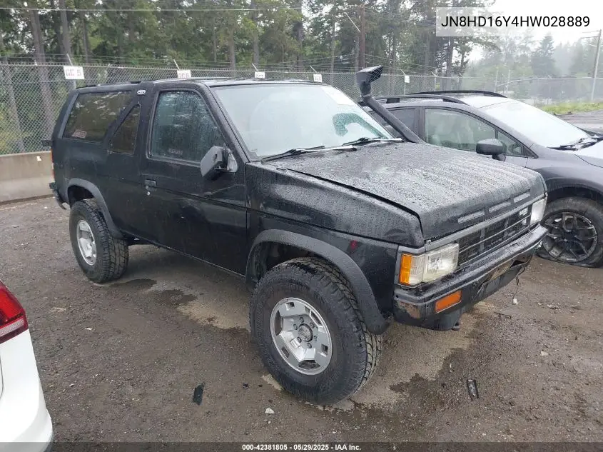 1987 Nissan Pathfinder VIN: JN8HD16Y4HW028889 Lot: 42381805