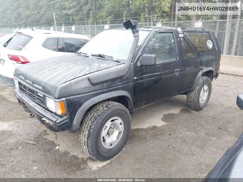 1987 Nissan Pathfinder VIN: JN8HD16Y4HW028889 Lot: 42381805