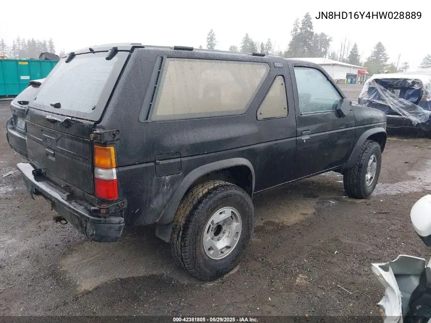 1987 Nissan Pathfinder VIN: JN8HD16Y4HW028889 Lot: 42381805
