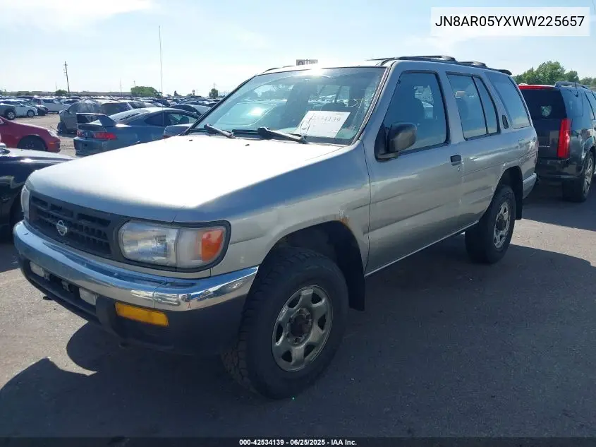 1998 Nissan Pathfinder Le/Se/Xe VIN: JN8AR05YXWW225657 Lot: 42534139