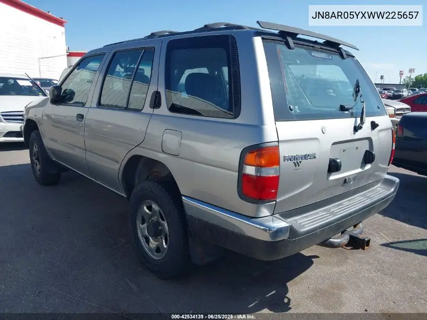 1998 Nissan Pathfinder Le/Se/Xe VIN: JN8AR05YXWW225657 Lot: 42534139