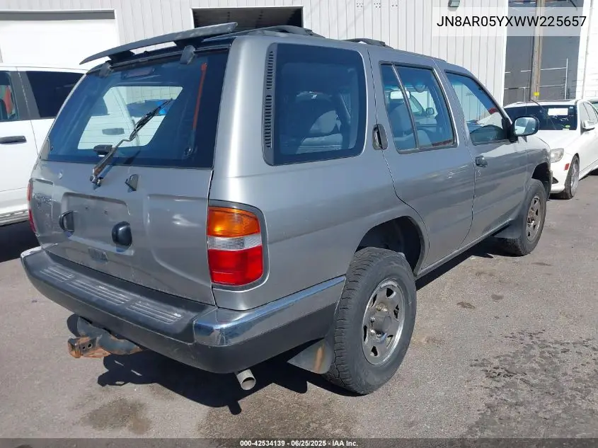 1998 Nissan Pathfinder Le/Se/Xe VIN: JN8AR05YXWW225657 Lot: 42534139