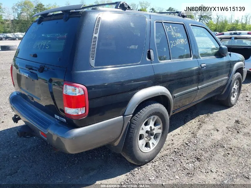 2001 Nissan Pathfinder Se VIN: JN8DR09YX1W615139 Lot: 42249828