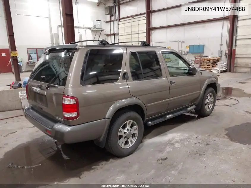 2001 Nissan Pathfinder Se VIN: JN8DR09Y41W574488 Lot: 42466181