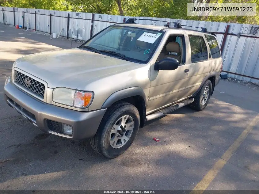 2001 Nissan Pathfinder Se VIN: JN8DR09Y71W595223 Lot: 42518934