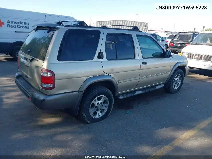 2001 Nissan Pathfinder Se VIN: JN8DR09Y71W595223 Lot: 42518934
