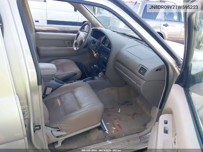 2001 Nissan Pathfinder Se VIN: JN8DR09Y71W595223 Lot: 42518934