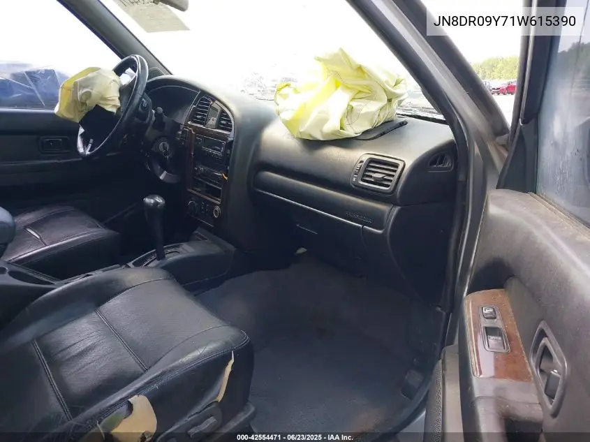 2001 Nissan Pathfinder Le VIN: JN8DR09Y71W615390 Lot: 42554471