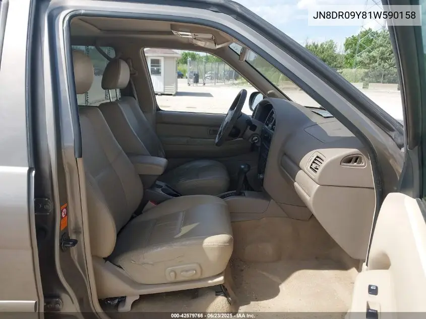 2001 Nissan Pathfinder Se VIN: JN8DR09Y81W590158 Lot: 42579766