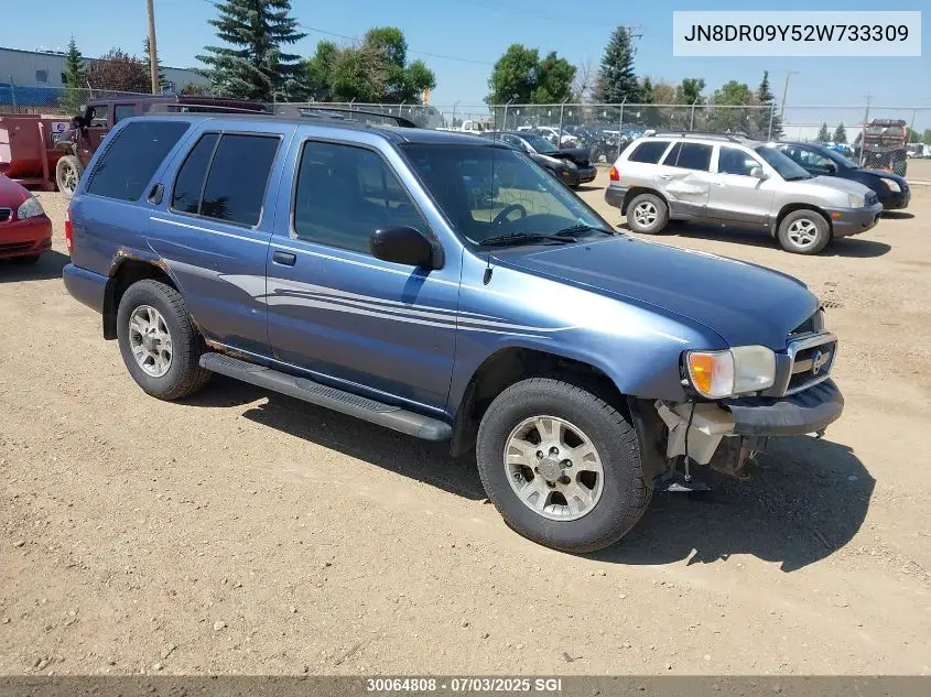 2002 Nissan Pathfinder Le/Se VIN: JN8DR09Y52W733309 Lot: 30064808