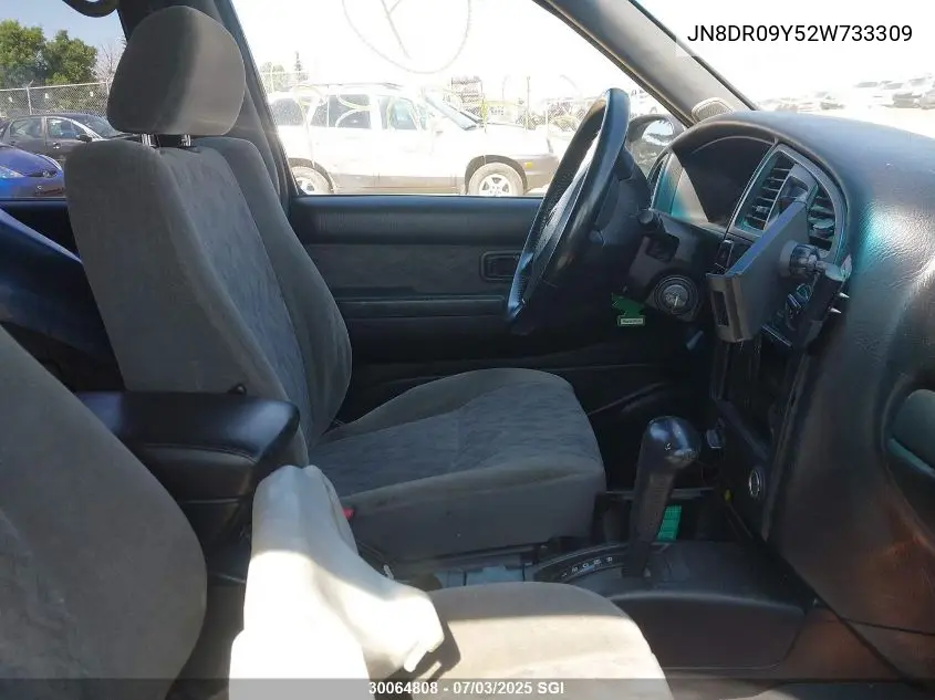 2002 Nissan Pathfinder Le/Se VIN: JN8DR09Y52W733309 Lot: 30064808