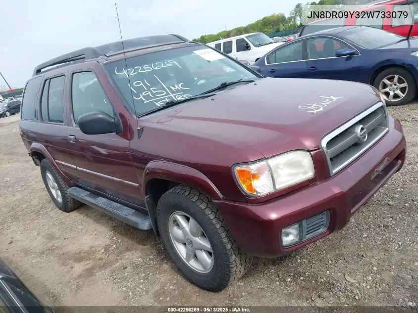 2002 Nissan Pathfinder Se VIN: JN8DR09Y32W733079 Lot: 42256269