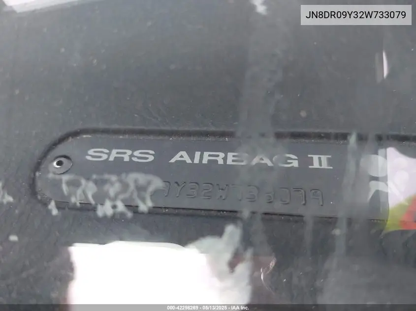 2002 Nissan Pathfinder Se VIN: JN8DR09Y32W733079 Lot: 42256269