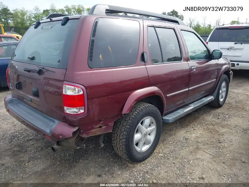 2002 Nissan Pathfinder Se VIN: JN8DR09Y32W733079 Lot: 42256269