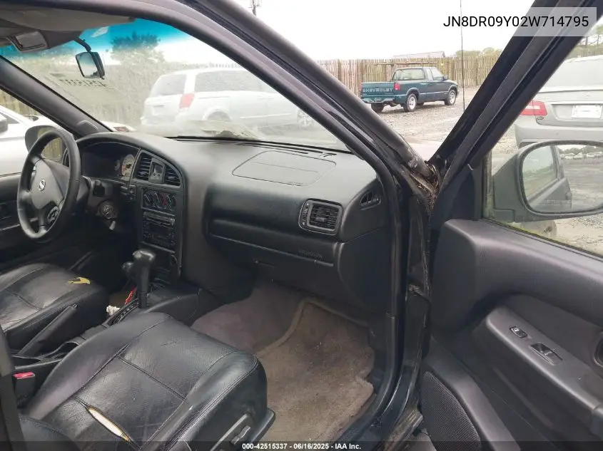 2002 Nissan Pathfinder Se VIN: JN8DR09Y02W714795 Lot: 42515337