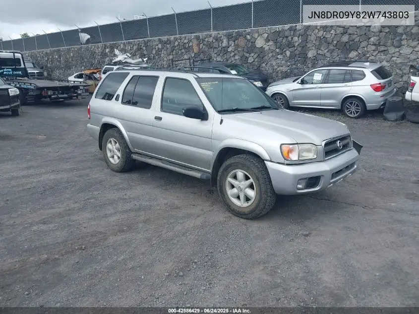 JN8DR09Y82W743803 2002 Nissan Pathfinder Se