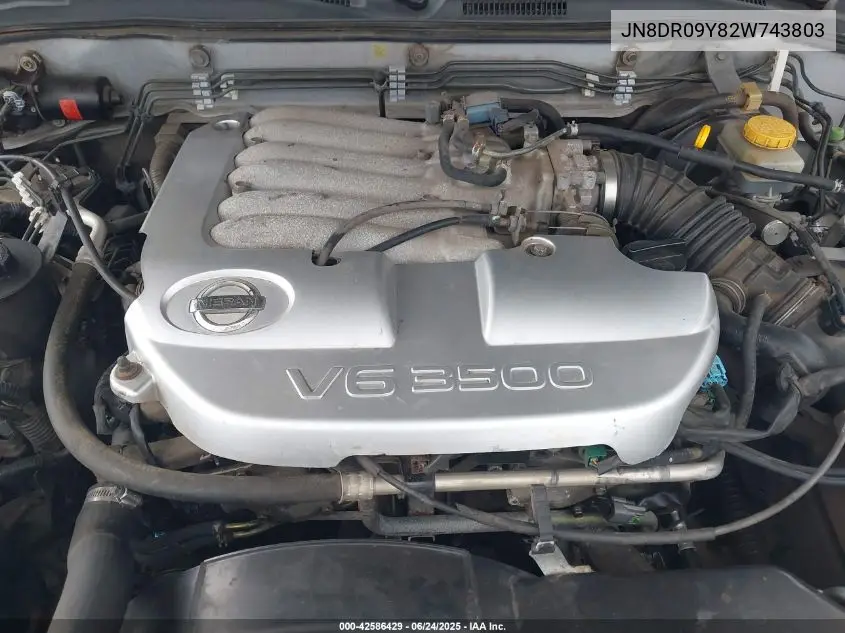 JN8DR09Y82W743803 2002 Nissan Pathfinder Se
