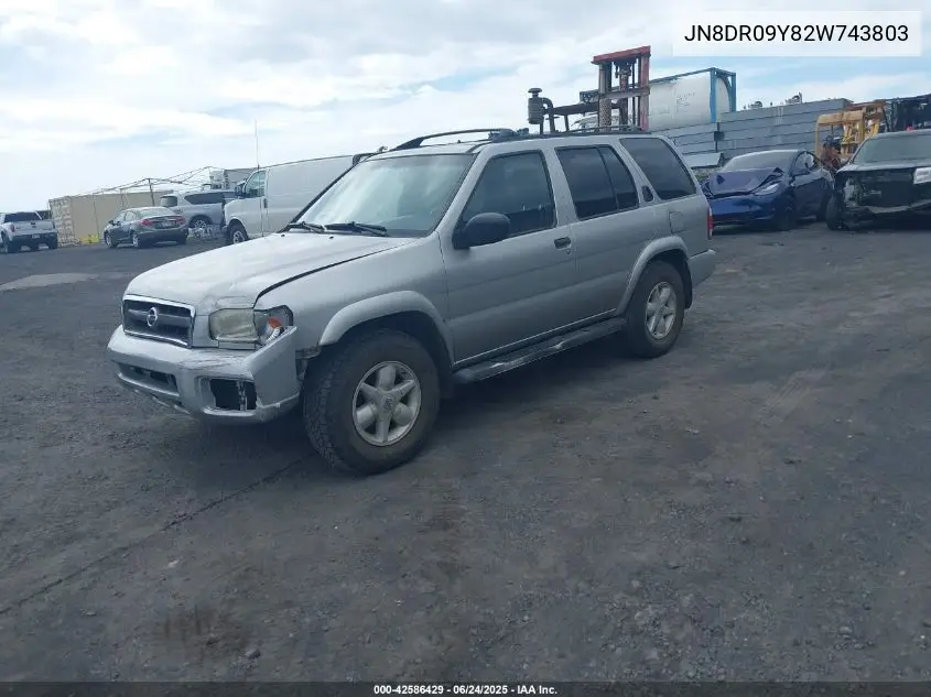 JN8DR09Y82W743803 2002 Nissan Pathfinder Se