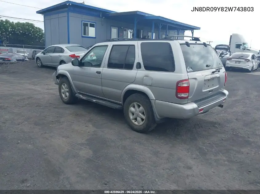 JN8DR09Y82W743803 2002 Nissan Pathfinder Se