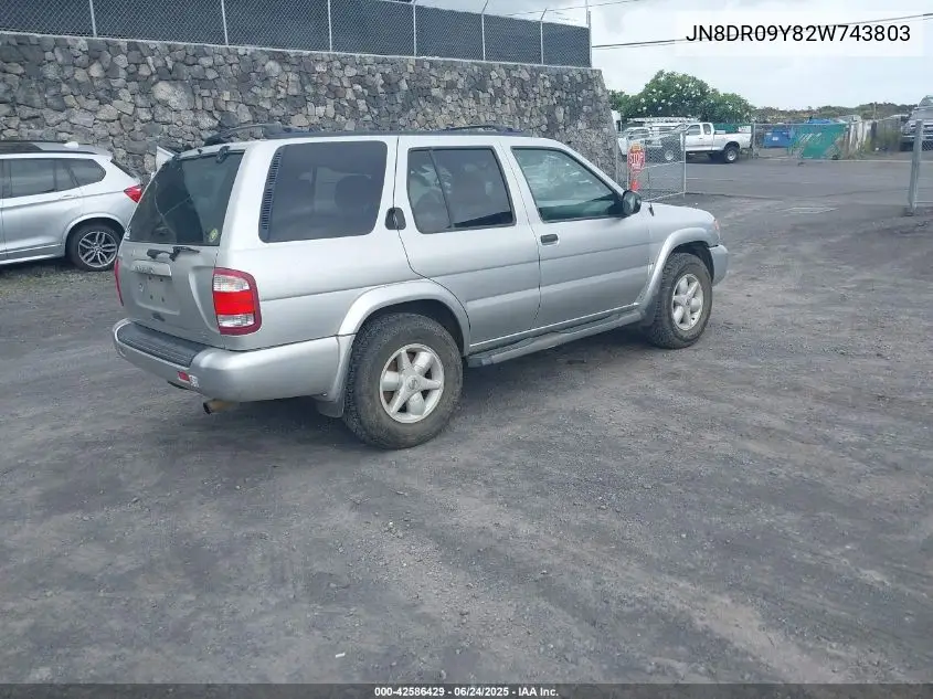 JN8DR09Y82W743803 2002 Nissan Pathfinder Se