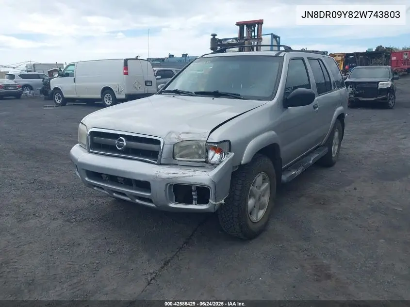 JN8DR09Y82W743803 2002 Nissan Pathfinder Se