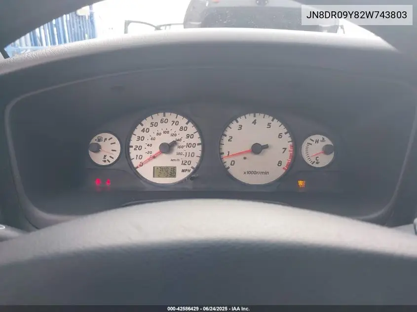JN8DR09Y82W743803 2002 Nissan Pathfinder Se